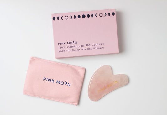Pink Moon Rose Quartz Gua Sha Toolkit